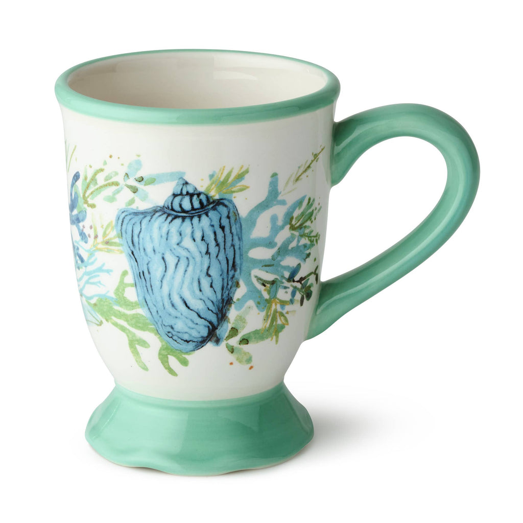Mug en verre de mer 14 oz. assorti