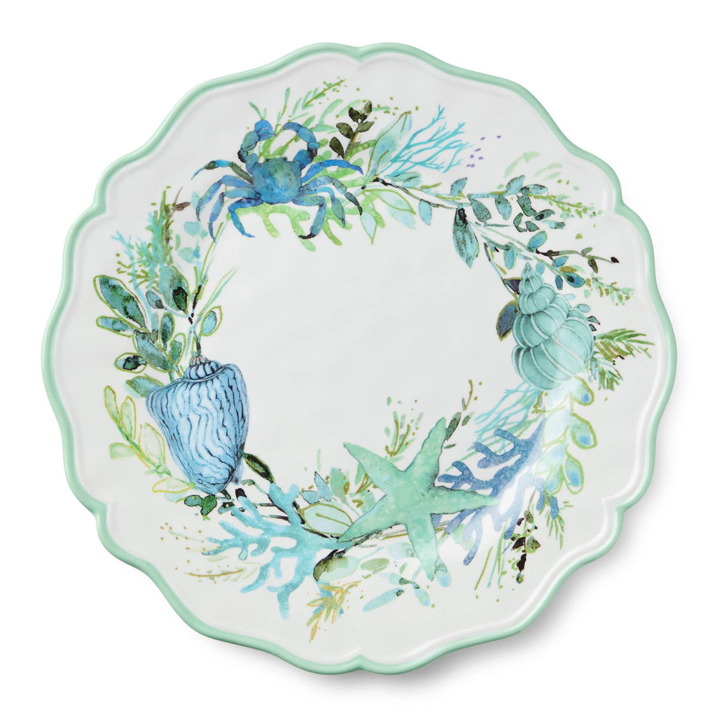 Assiette à dîner en verre de mer 11"