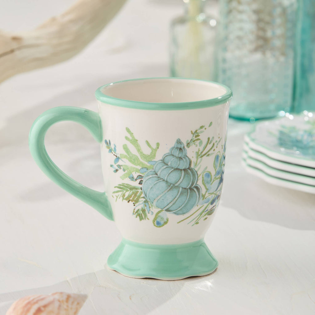 Mug en verre de mer 14 oz. assorti