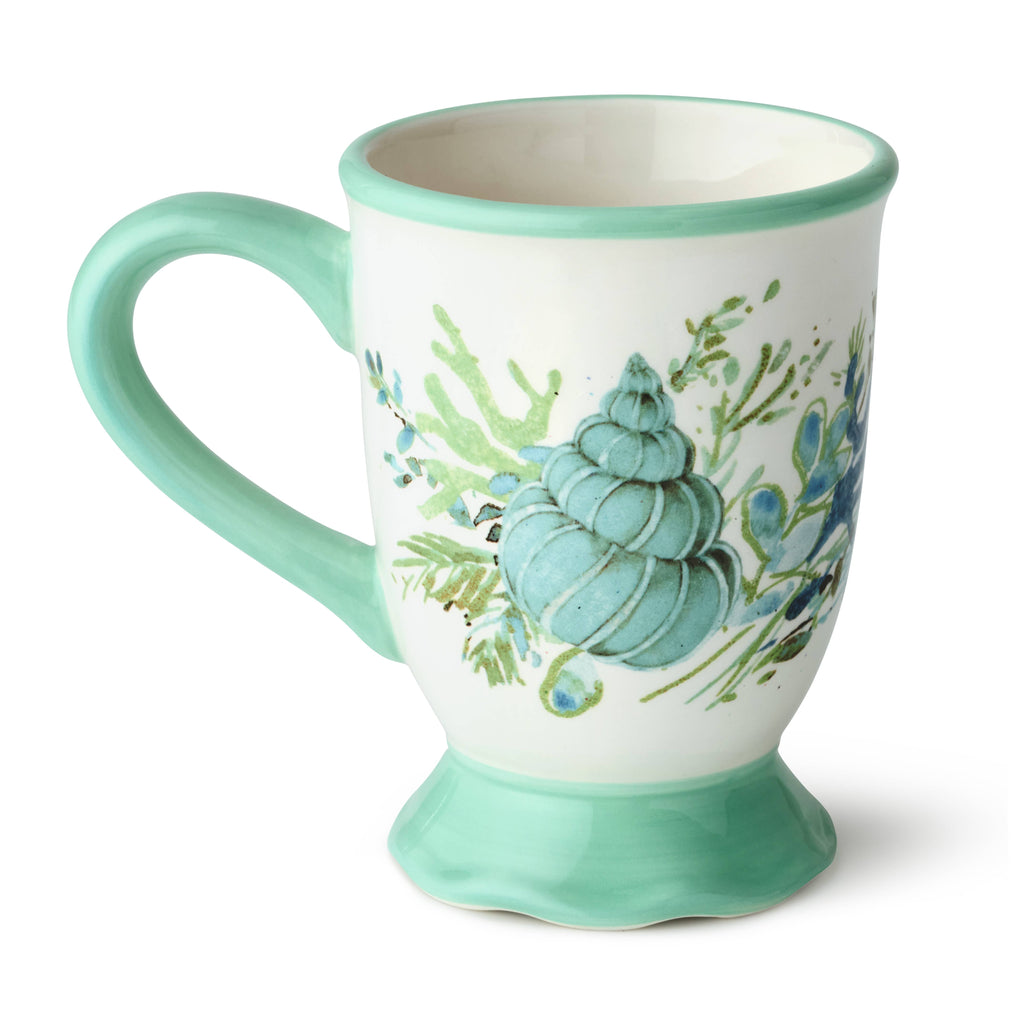 Mug en verre de mer 14 oz. assorti